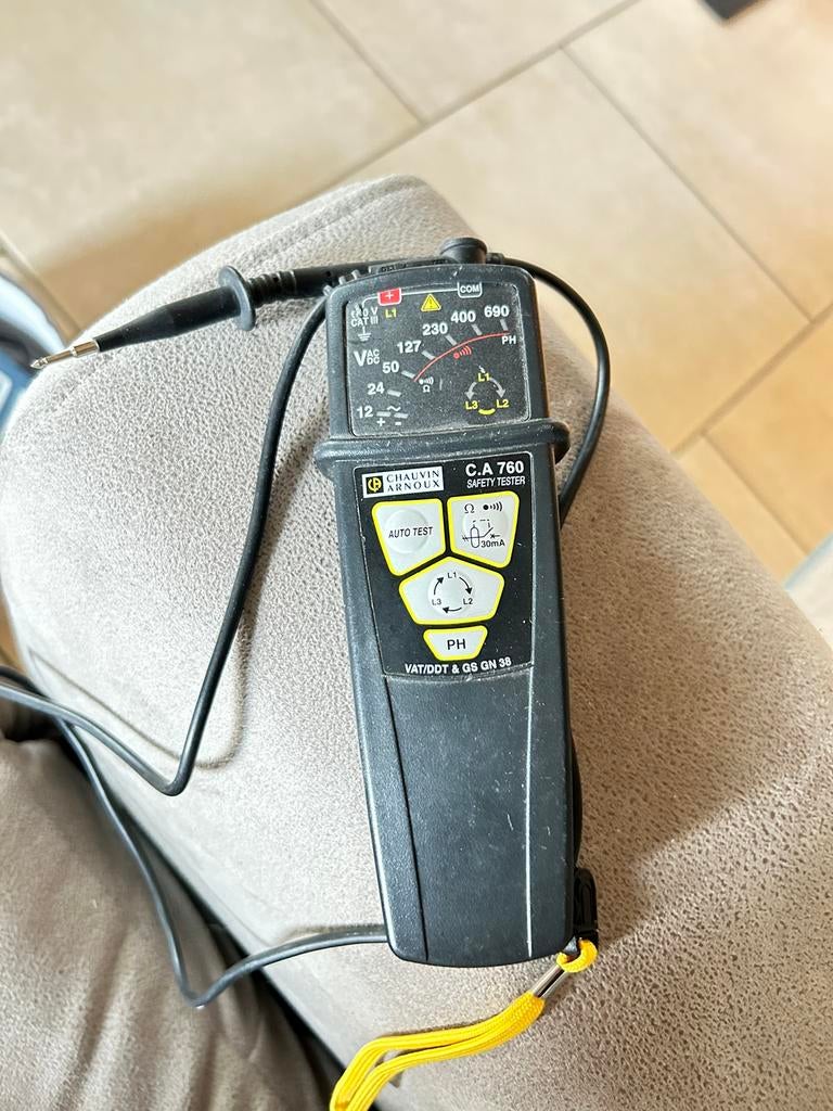 Testeur de tension Chauvin Arnoux C.A 762, Enlèvement ou Envoi