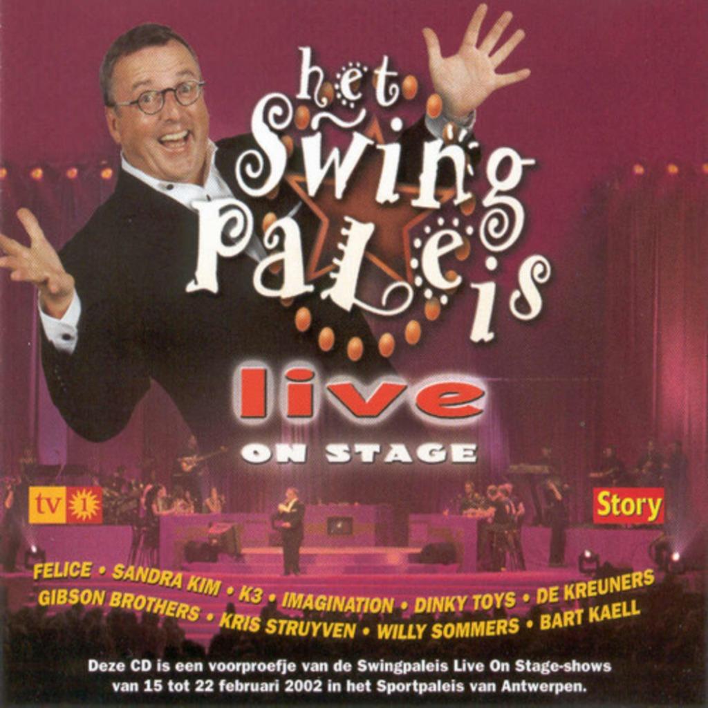 Het Swingpaleis Live On Stage - Various, Cd's en Dvd's, Ophalen of Verzenden, Zo goed als nieuw, Pop