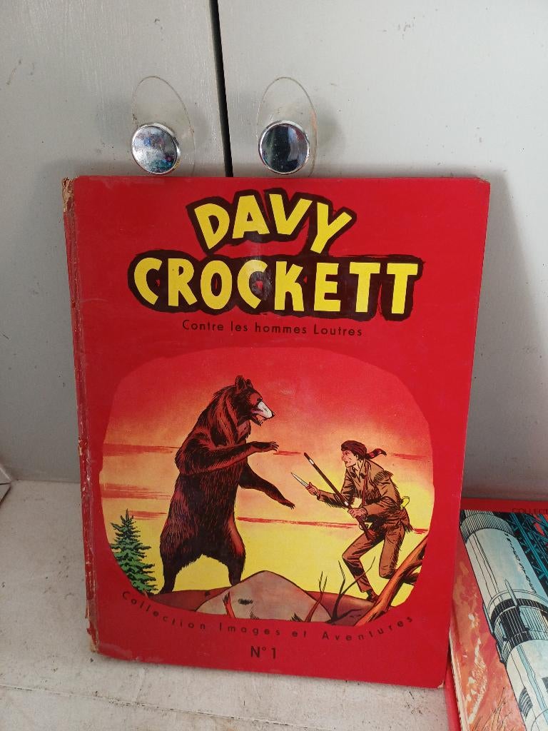 Album 30x20 stripboek David Crockett 1963, Ophalen of Verzenden, Gelezen