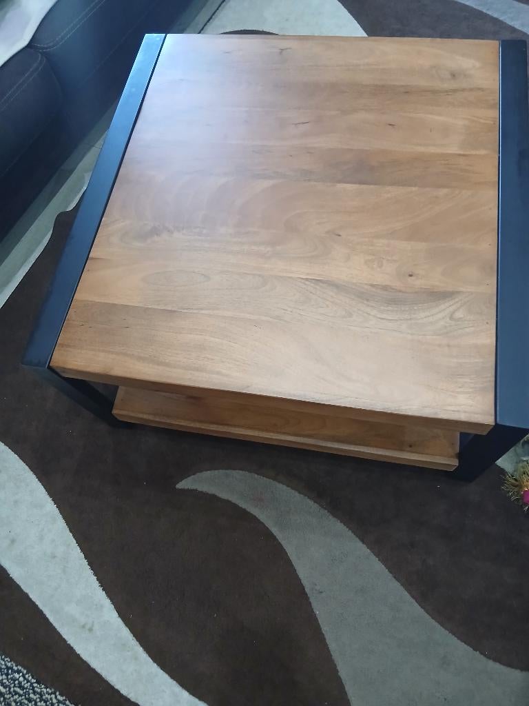 Table de salon 80cm/80cm, Maison & Meubles, Moins de 50 cm, Pin, 50 à 100 cm, Enlèvement