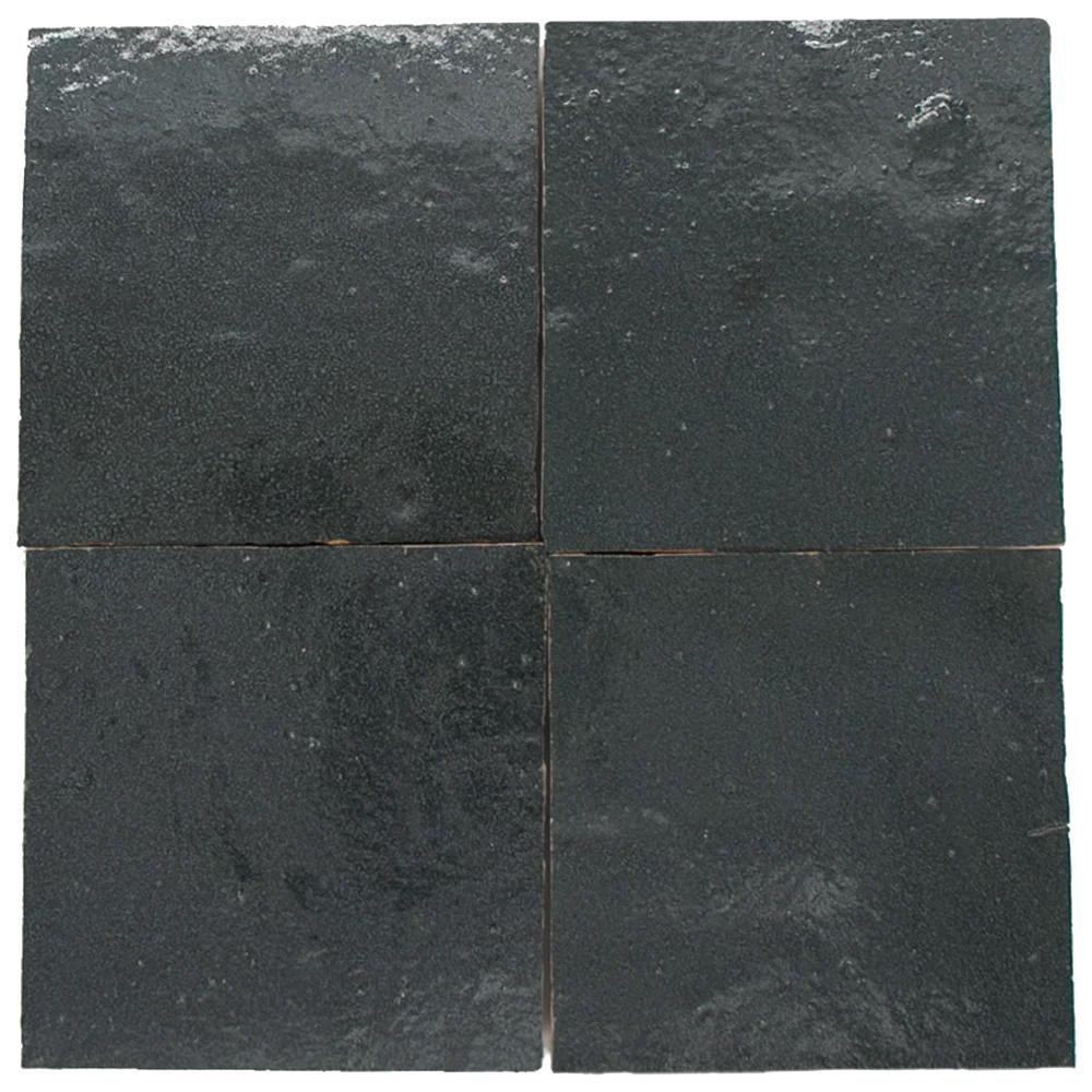 Marokkaanse zellige tegels Charcoal 10 x 10 cm - 290 st., Bricolage & Construction, Dalles & Carrelages, Neuf, Carrelage mural
