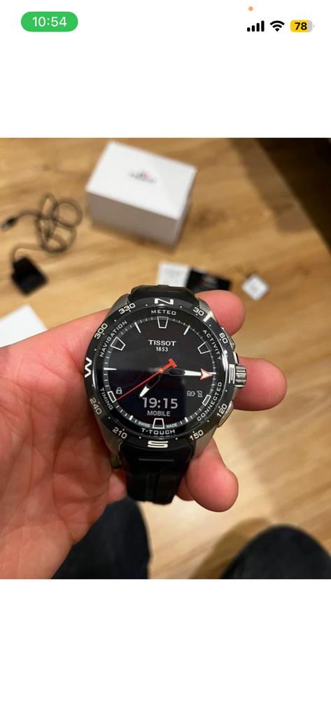 TISSOT T Touch solar connect, Ophalen, Zo goed als nieuw, Polshorloge