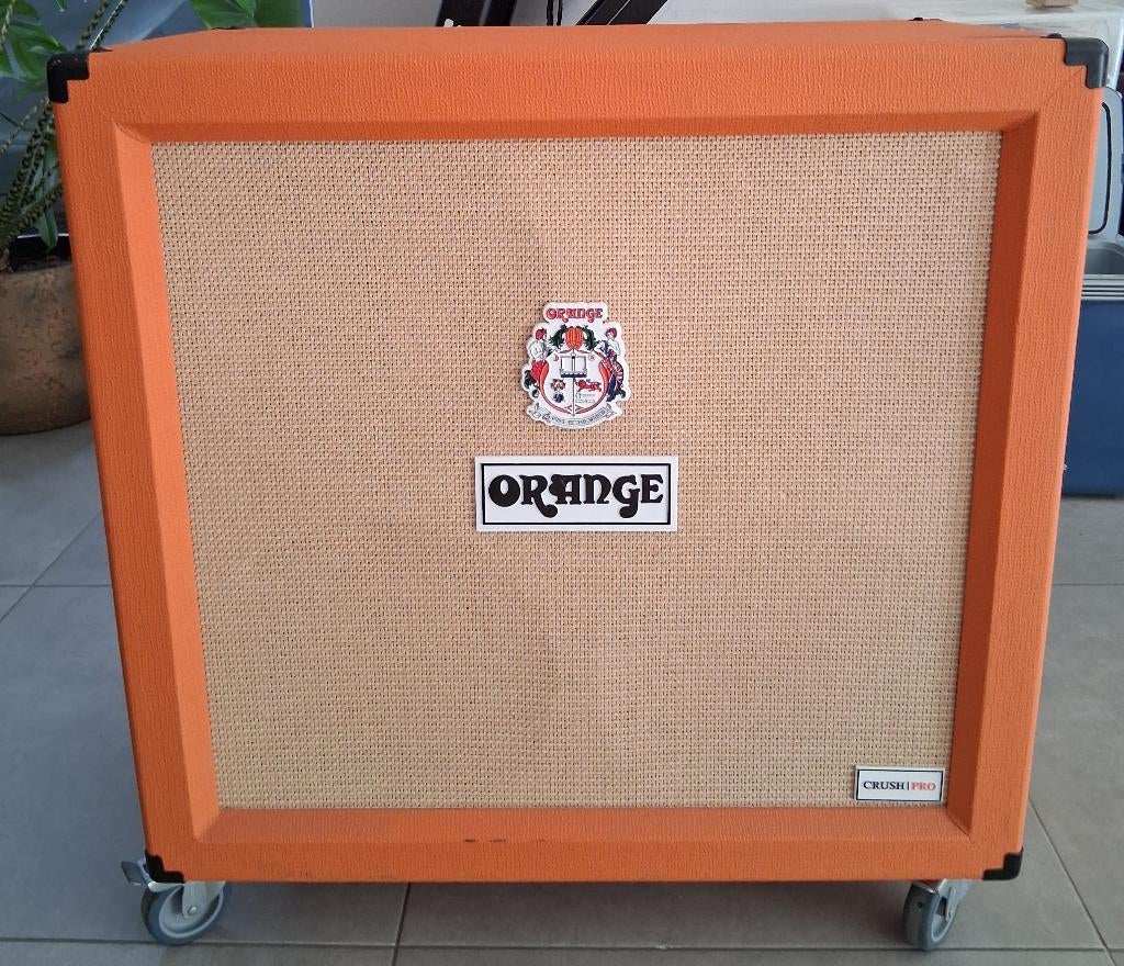 Orange Crush Pro CR Pro 412 4x12 speakerkast + Orange hoes, Muziek en Instrumenten, Versterkers | Bas en Gitaar, Ophalen, Gitaar
