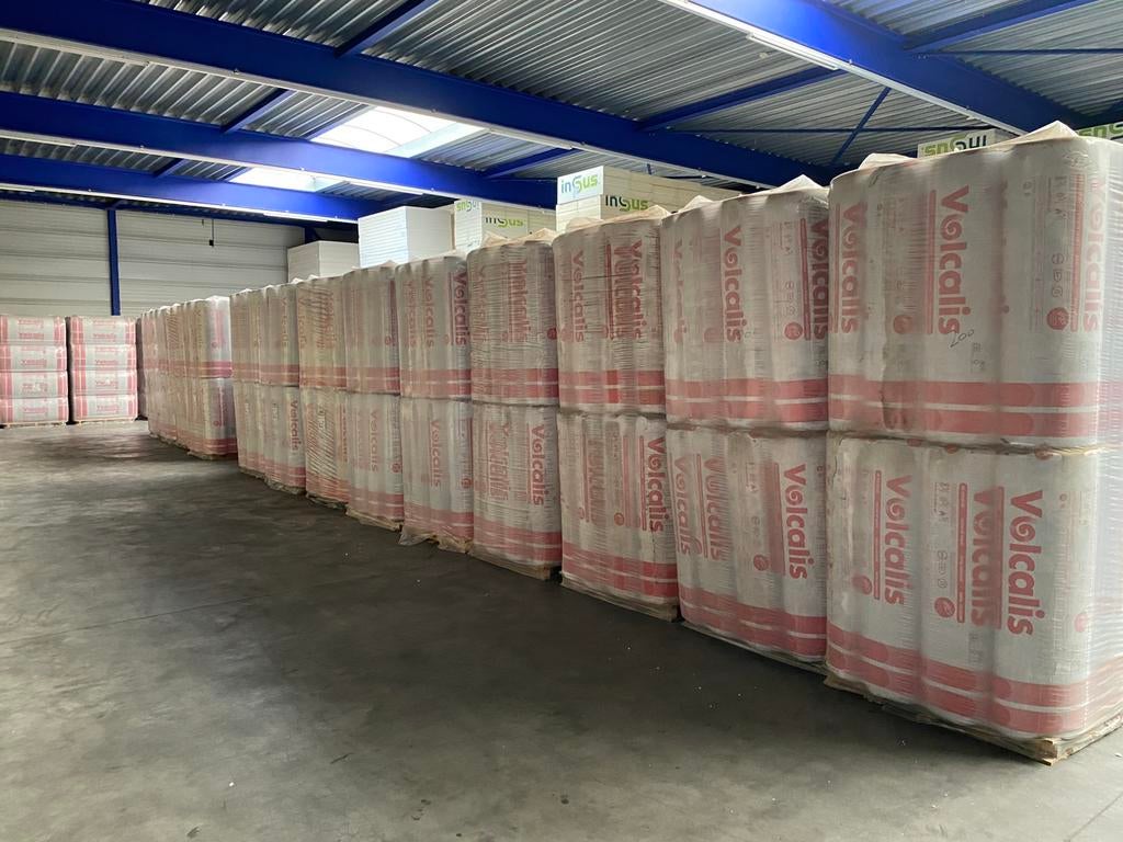 Stuntprijs; laatste pallets volcalis 220mm 7,50 euro!, Doe-het-zelf en Bouw, Isolatie en Afdichting, Ophalen, Zo goed als nieuw