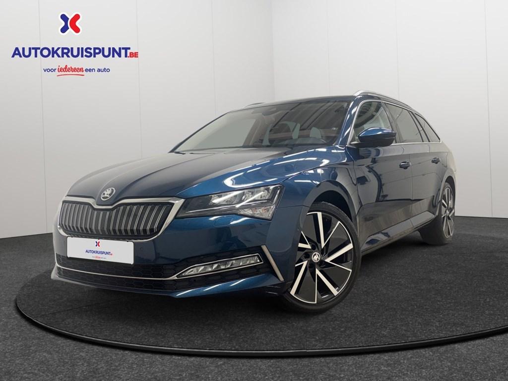 Skoda Superb 1.4TSI PHEV Style DSG GPS Camera Verw.zetels v, Automaat, Parkeersensor, Blauw, 5 deurs