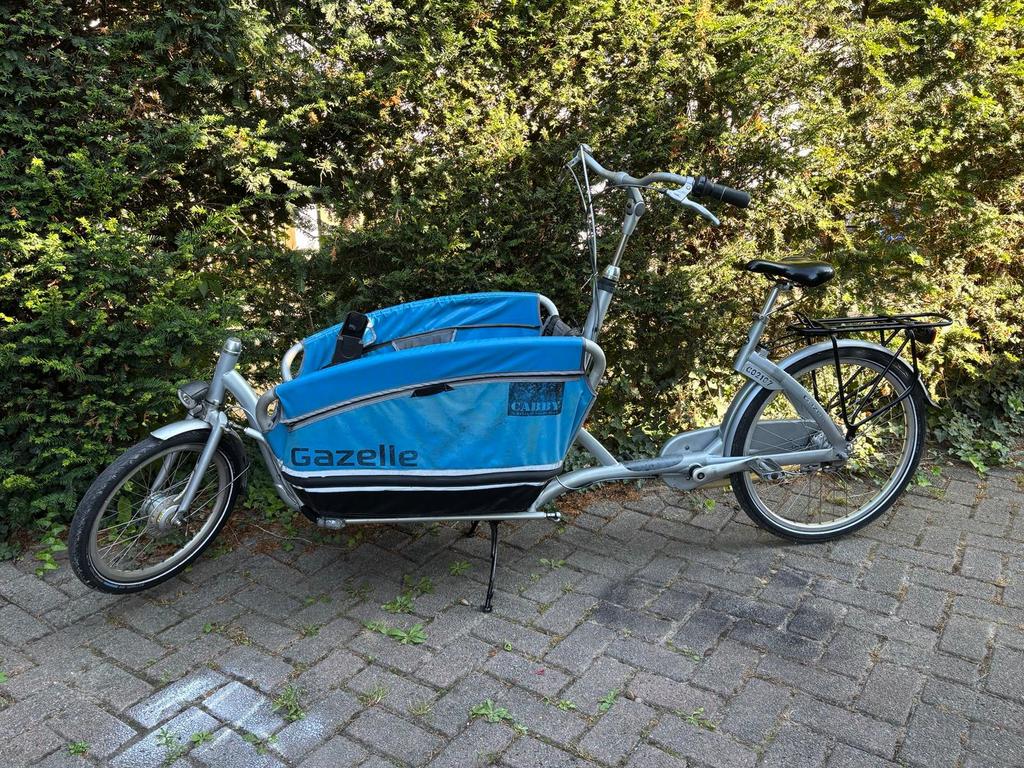 Gazelle bakfiets, Ophalen, Zo goed als nieuw, Gazelle
