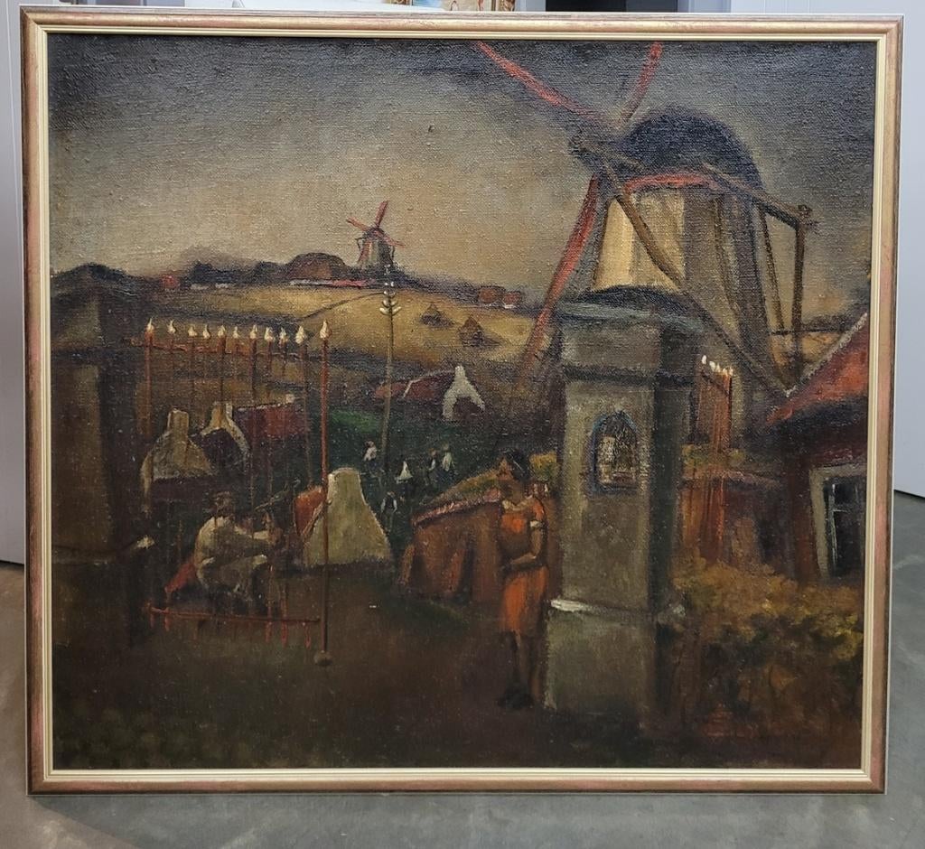 Werner Omer SCHIETEKAT, het volksfeest, Antiquités & Art, Enlèvement