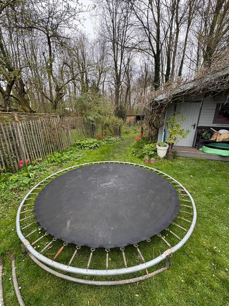 Spring trampoline, Kinderen en Baby's, Speelgoed | Buiten | Trampolines, Ophalen, Zo goed als nieuw