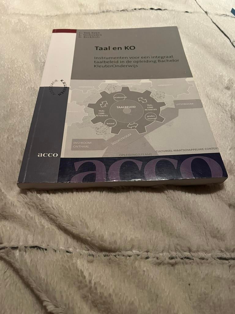 Taal en KO – Instrumenten voor een integraal taalbeleid, Verzenden, Zo goed als nieuw, Hoger Onderwijs