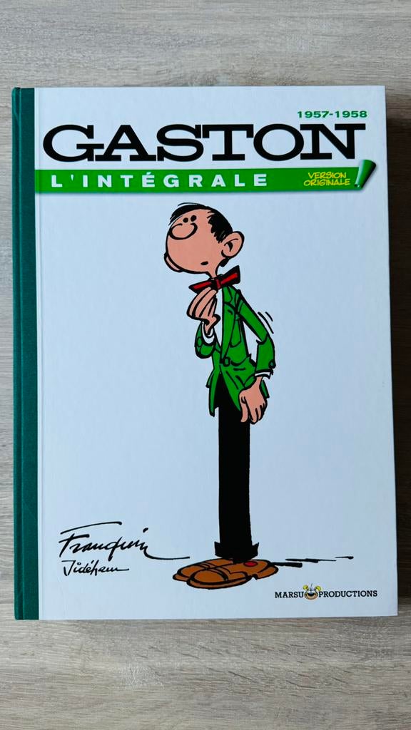 Lot BD – Gaston Lagaffe – L’Intégrale (Version originale), Ophalen of Verzenden, Zo goed als nieuw, Cartoons