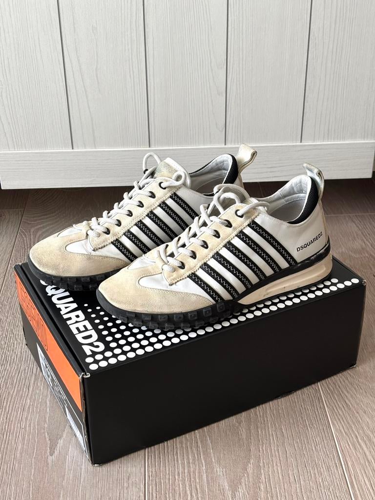 Dsquared2 heren Legend sneakers maat 40, Kleding | Heren, Schoenen, Wit, Ophalen of Verzenden, Zo goed als nieuw, Sneakers