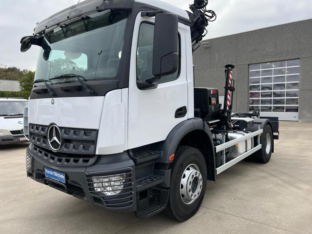 Mercedes-Benz Arocs 1835 - HIAB X-HiPro 142 ES-3 & GUIMA BL1, Auto's, Vrachtwagens, Automaat, Achterwielaandrijving, Euro 6, Mercedes-Benz