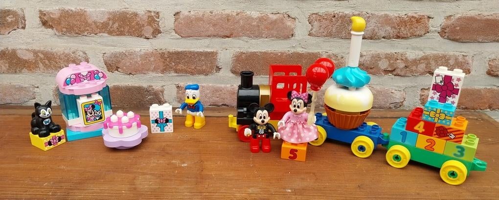 Duplo Disney - Verjaardagsfeest van Minnie Mouse - 2 setjes, Ophalen of Verzenden, Zo goed als nieuw, Complete set, Disney