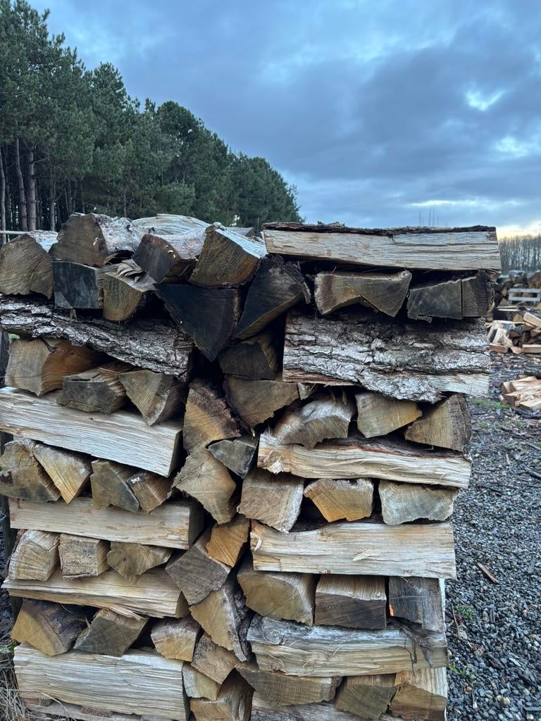 Brandhout eik, Ophalen, Blokken