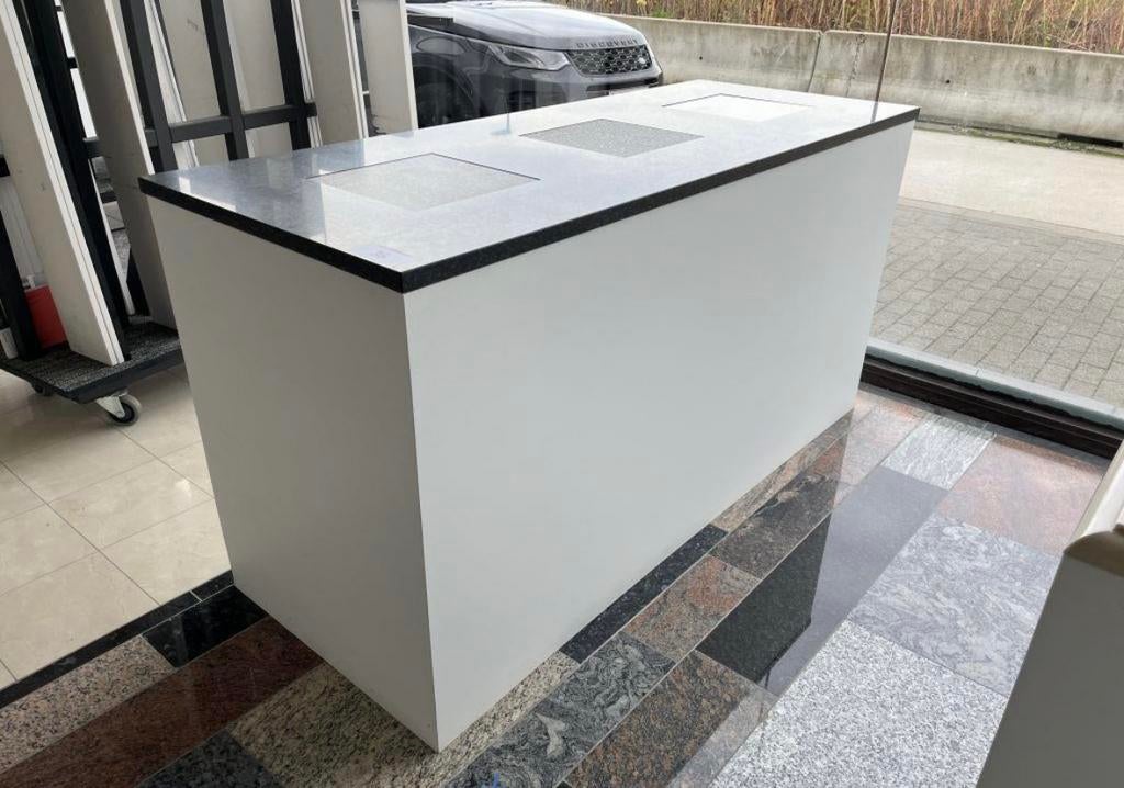 Stenen toog, kassa 180cm lang, Ophalen, Inrichting