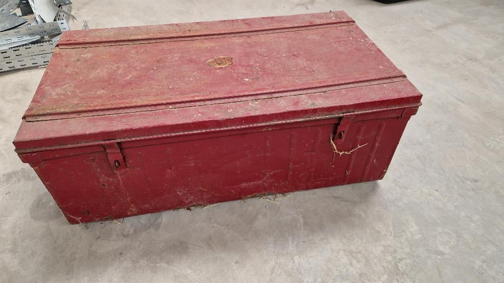 Caisse en métal authentique - Look industriel et vintage, Enlèvement