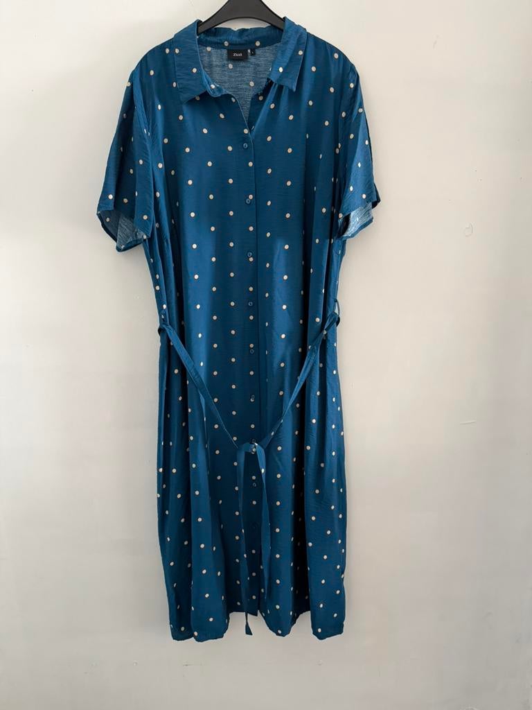 Jurk Zizzi maat L = 50/52, Kleding | Dames, Grote Maten, Ophalen of Verzenden, Zo goed als nieuw, Blauw, Jurk