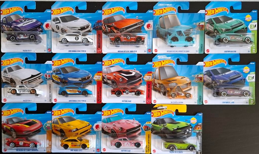 Aziatische hot wheels, Verzamelen, Ophalen of Verzenden, Zo goed als nieuw