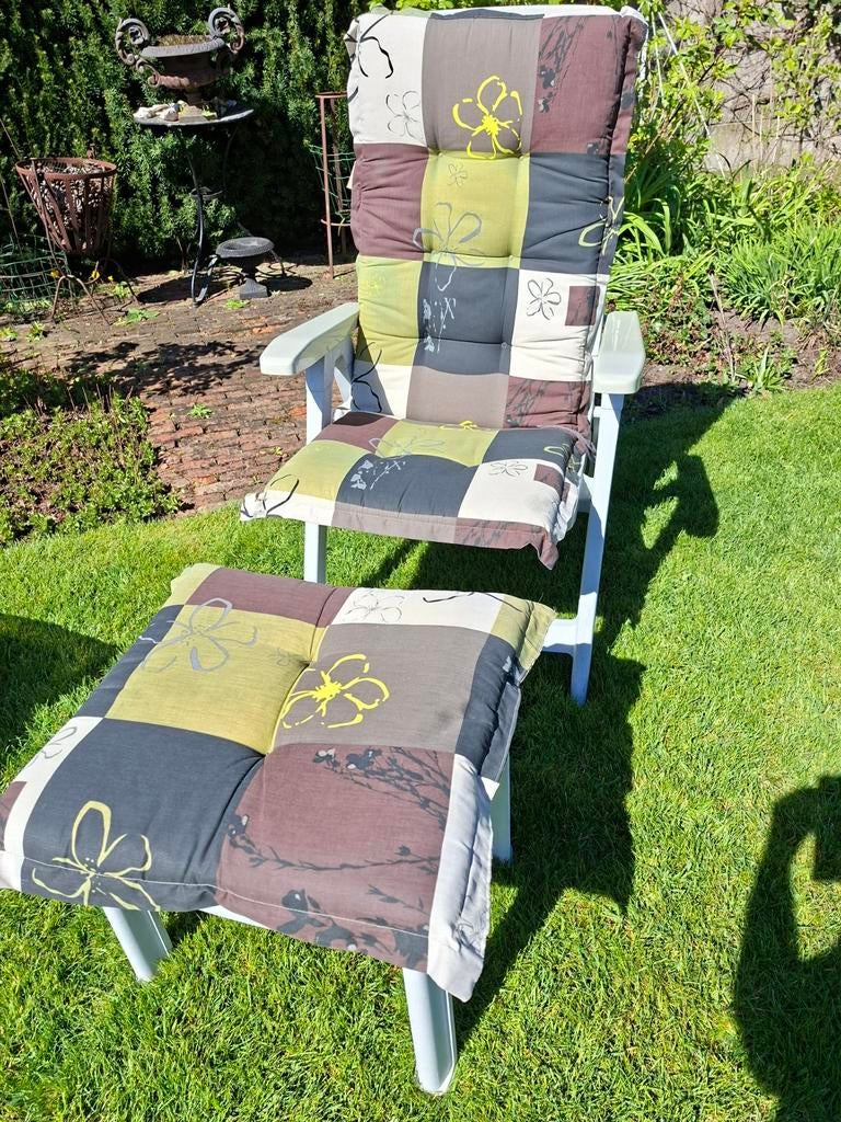 Tuinkussens Madison hoge rug, Tuin en Terras, Ophalen, Zo goed als nieuw