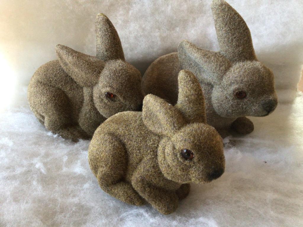 3 Flock konijnen, Ophalen of Verzenden