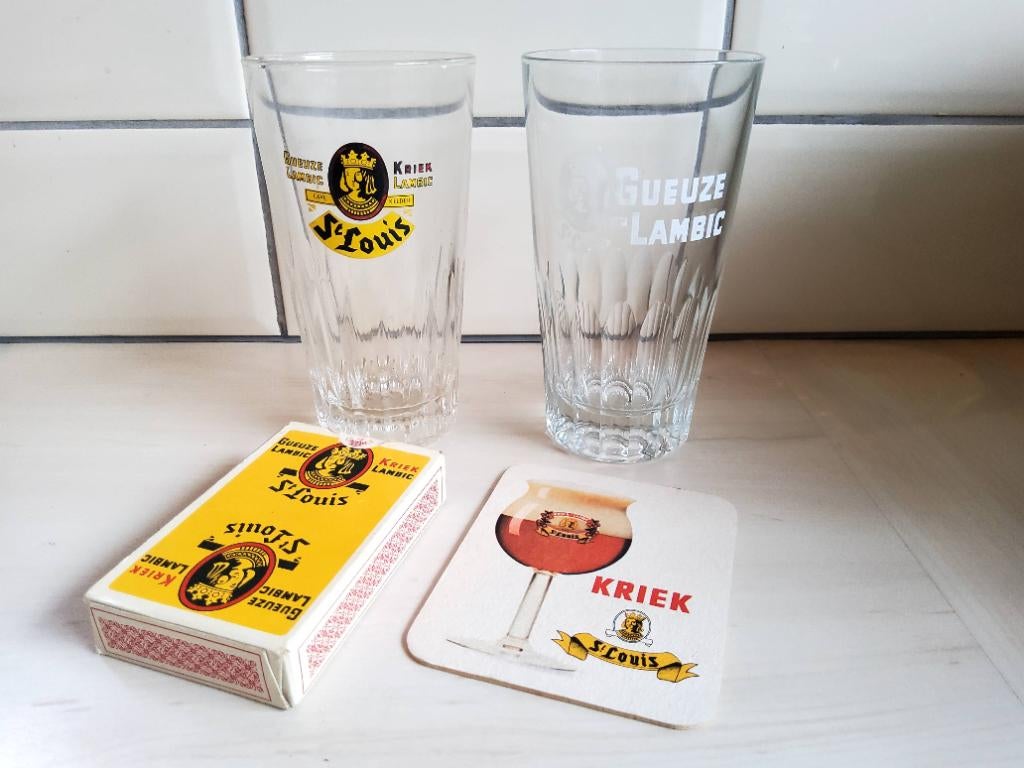 Bier  St Louis Geuze Lambic, Verzamelen, Biermerken, Ophalen, Zo goed als nieuw, Overige typen, Overige merken
