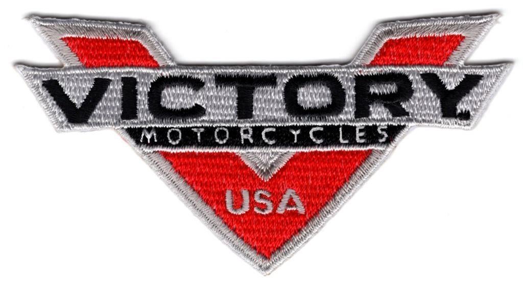 Victory Motorcycles USA stoffen opstrijk patch embleem #2, Motos, Envoi, Neuf