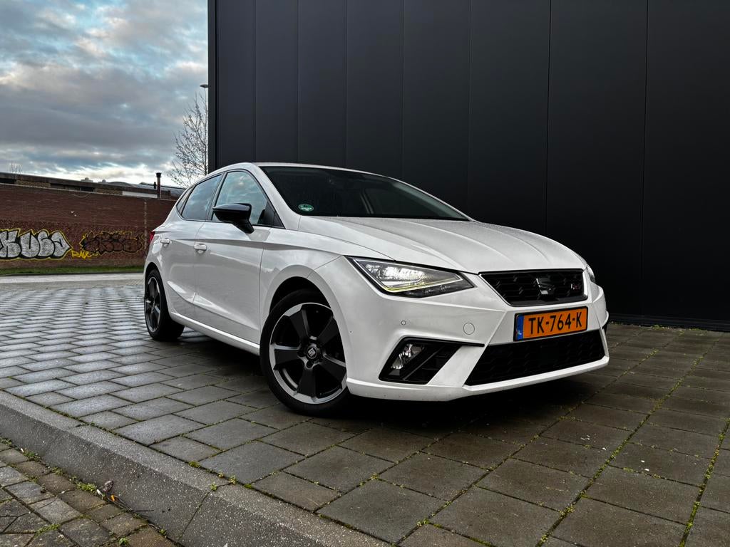 Seat Ibiza FR 1.0 95pk 2018 Wit Camera|ACC|Parkeersensoren, Auto's, Seat, Handgeschakeld, 5 deurs, Particulier, ABS