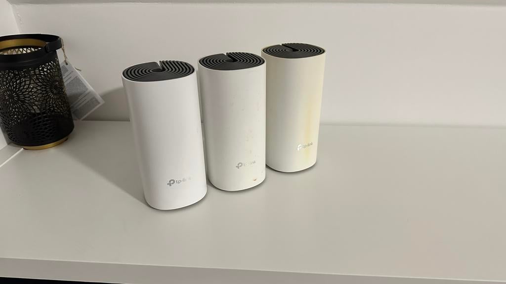 TP LINK - DECO E4 - 3 stuks - mesh internet, Computers en Software, WiFi-versterkers, Ophalen of Verzenden, Zo goed als nieuw