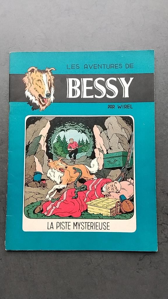 Bessy La piste mysterieuse, uit 1956 Franstalig, Eén stripboek, Ophalen of Verzenden, Gelezen
