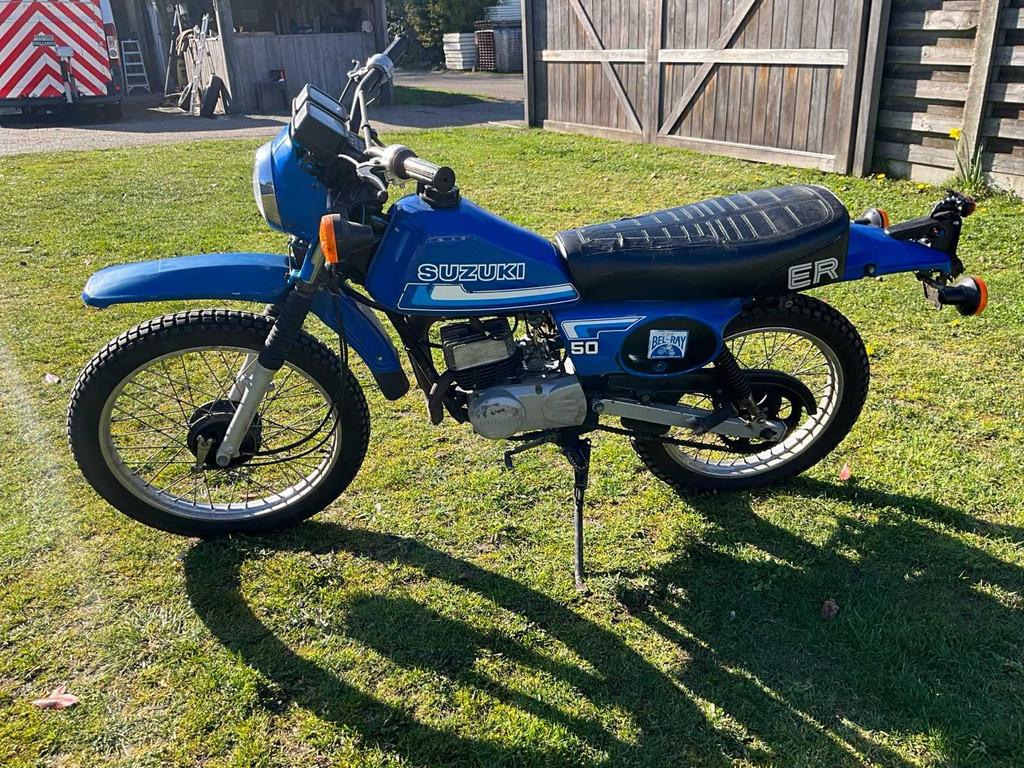 1980 Suzuki ER50 Motorfiets, Motoren, Bedrijf, Overig