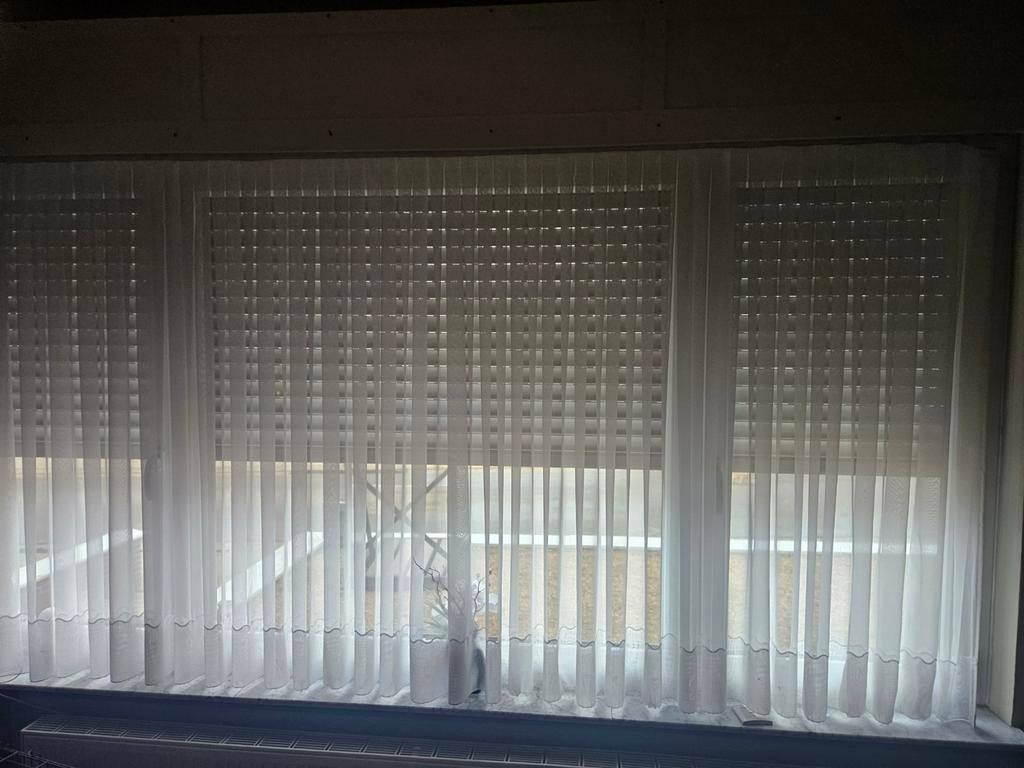 5 stuks witte gordijnen verschillende maten, Ophalen