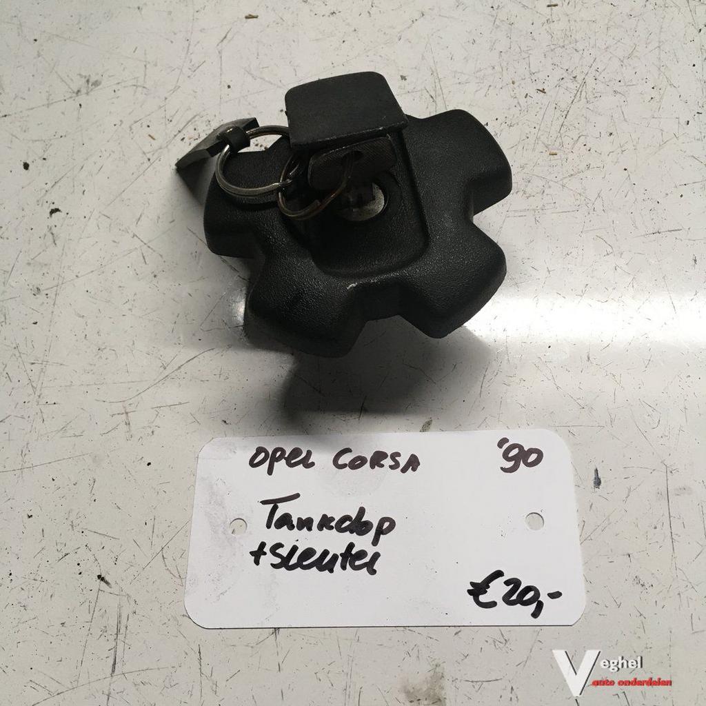 Opel Corsa 1990  Tankdop met sleutel, -, Utilisé, -, -