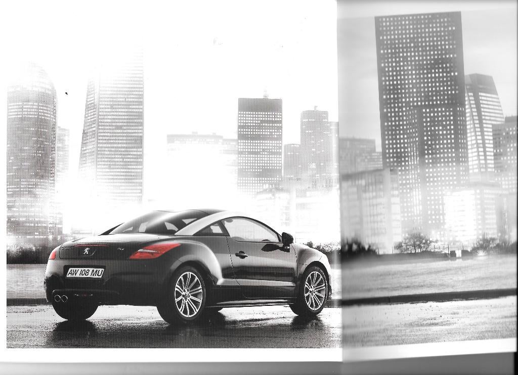 PEUGEOT RCZ,  2011, Livres, Autos | Brochures & Magazines, Enlèvement ou Envoi, Comme neuf, Peugeot
