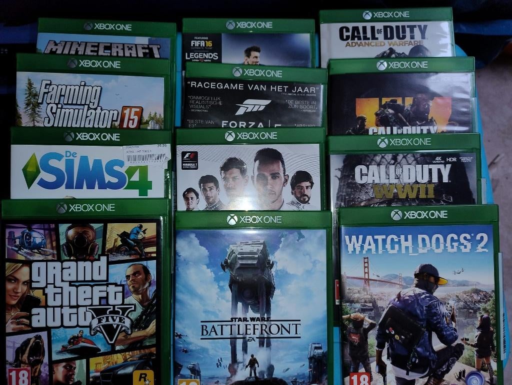 XBOX ONE Lot van 12 spelletjes, Consoles de jeu & Jeux vidéo, Jeux | Xbox One, À partir de 18 ans, Comme neuf, Autres genres, Enlèvement