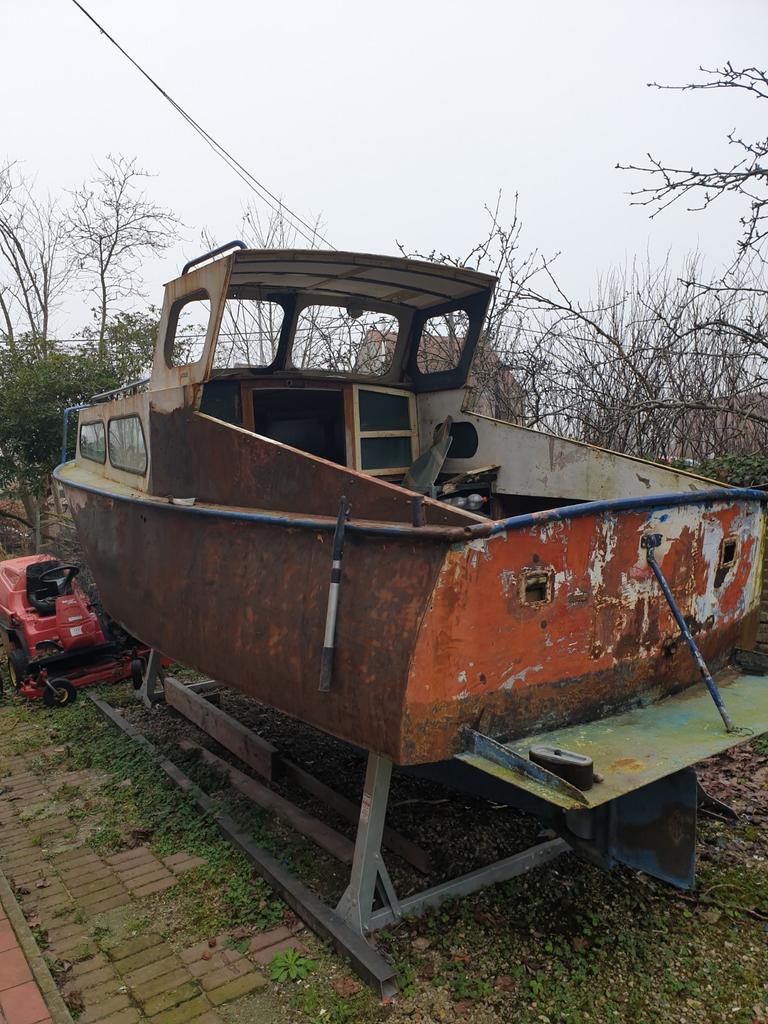Gratis: casco stalen boot, Watersport en Boten, Motorboten en Motorjachten, Ophalen, Staal, Tot 6 meter