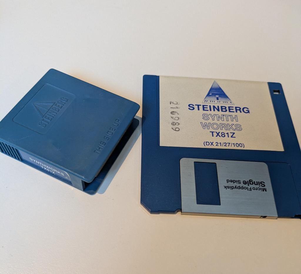 Steinberg Synth Works Yamaha TX81Z software editor w. DONGLE, Muziek en Instrumenten, Synthesizers, Ophalen of Verzenden, Gebruikt