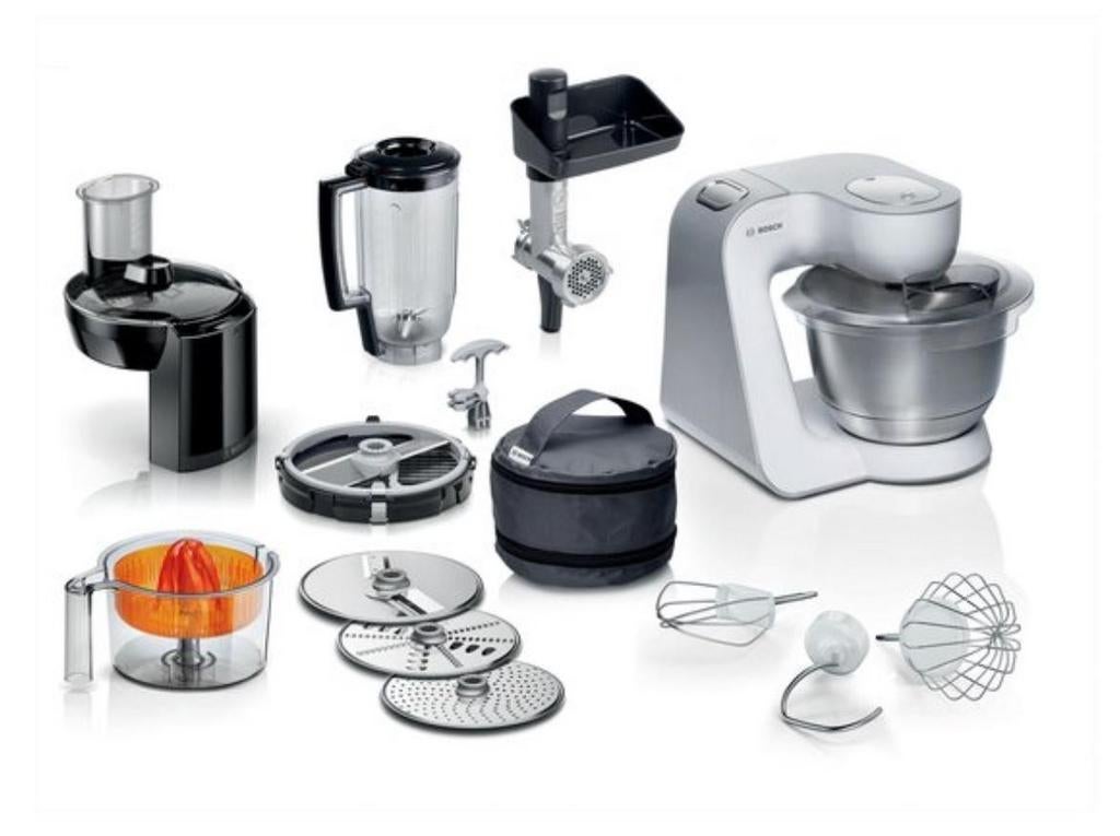Bosch MUM54251 keukenmachine met alle toebehoren, Elektronische apparatuur, Keukenmixers, Vaatwasserbestendig, Ophalen