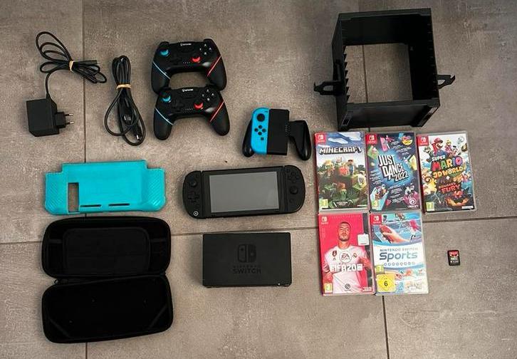 Nintendo Switch 1, Enlèvement, Comme neuf, Avec jeux