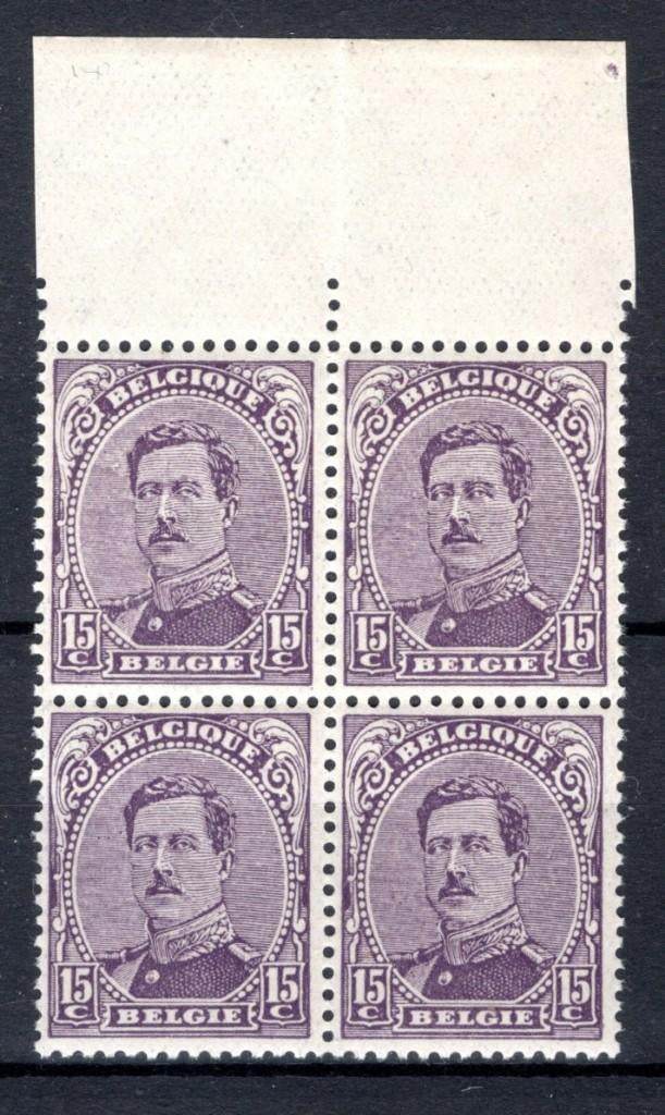139 MNH 1915 - S.M. le Roi Albert (14 pièces), Enlèvement ou Envoi, Non oblitéré, Neuf