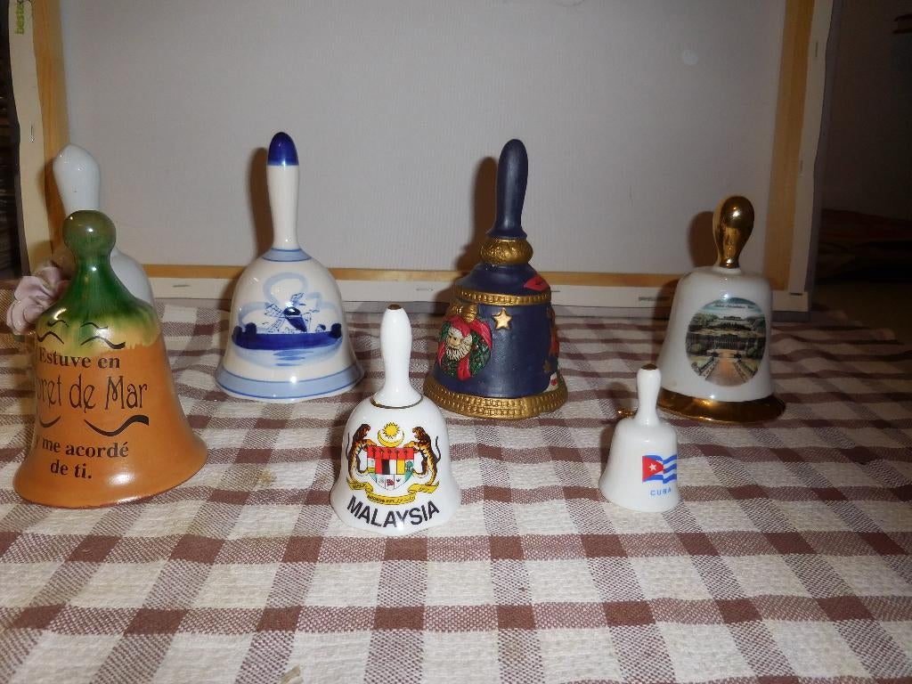 verzameling belletjes, Antiek en Kunst, Antiek | Brons en Koper, Ophalen of Verzenden, Koper