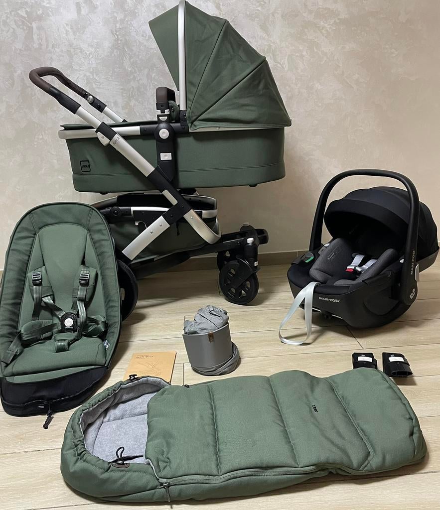 Joolz Geo 2 Marvellous Green kinderwagen 3-in-1 Complete, Ophalen, Babygeluk, Zo goed als nieuw, W