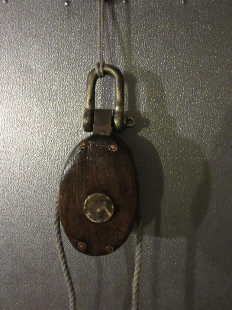 Oude scheepskatrol., Antiquités & Art, Antiquités | Outils & Instruments, Enlèvement