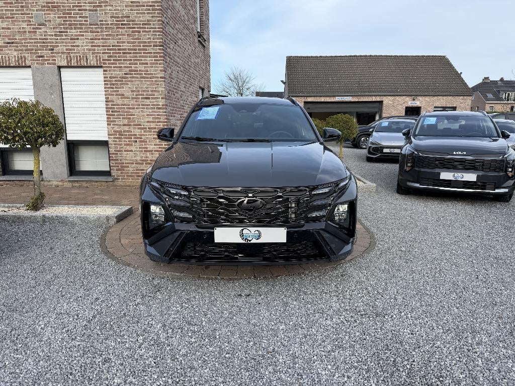 Hyundai TUCSON 1.6 T-GDi 150PK N-LINE DCT NIEUW MODEL 5J/G, Auto's, Hyundai, Automaat, 4 cilinders, Leder en Stof, Bedrijf