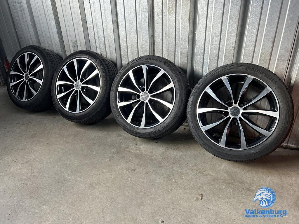 6-7mm! VAG VW Audi Mercedes BMW Seat Cupra 17 inch zwarte ve, Auto-onderdelen, Gebruikt, -, -, Banden en Velgen