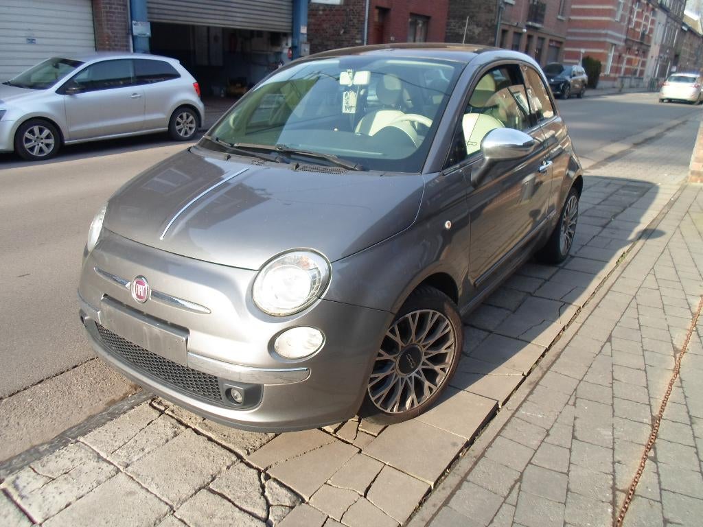 FIAT 500 900 ESSENCE MOD 2015 VC VE DA AC RCD JA TWIN AIR TU, Autos, Cuir, Argent ou Gris, Entreprise, Boîte manuelle