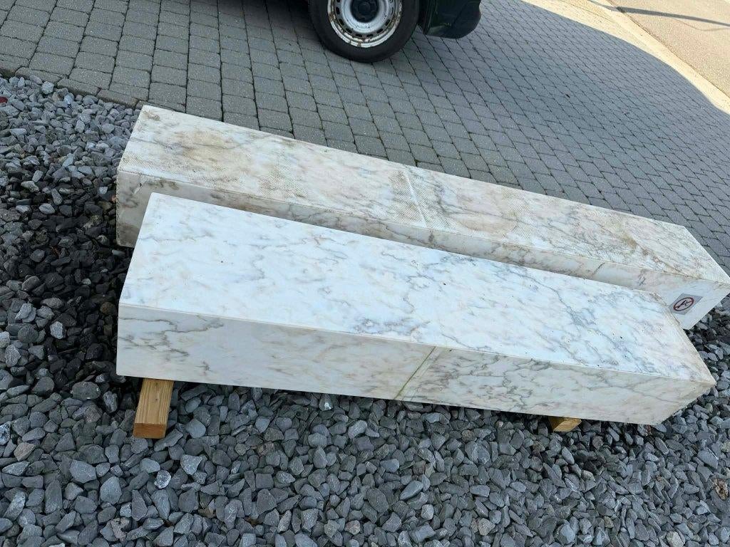 2 marmeren zuilen, Huis en Inrichting, Ophalen, Gebruikt