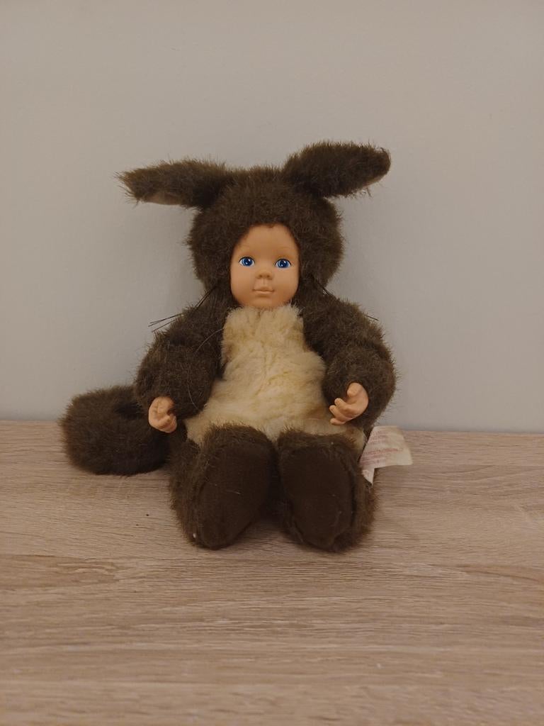 Anne Geddes Babyeekhoorn, Verzamelen, Poppen, Ophalen of Verzenden, Zo goed als nieuw, Pop