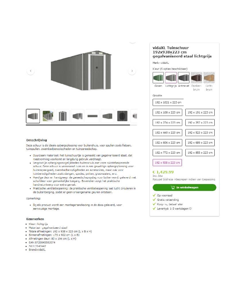 tuinhuis, Tuin en Terras, Tuinhuizen, Ophalen, 200 tot 400 cm, Tuinhuis, Zo goed als nieuw