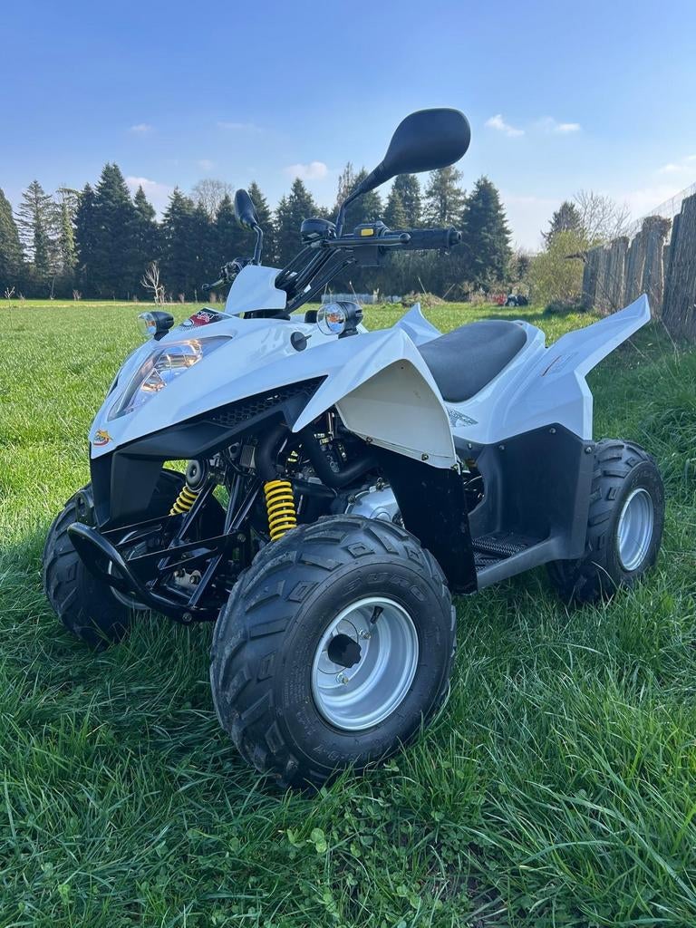 Quad pour enfants en parfait état, Vélos & Vélomoteurs, Mini Bikes, Midi Bikes & Pit Bikes, Kymco maxxer, Comme neuf, Enlèvement