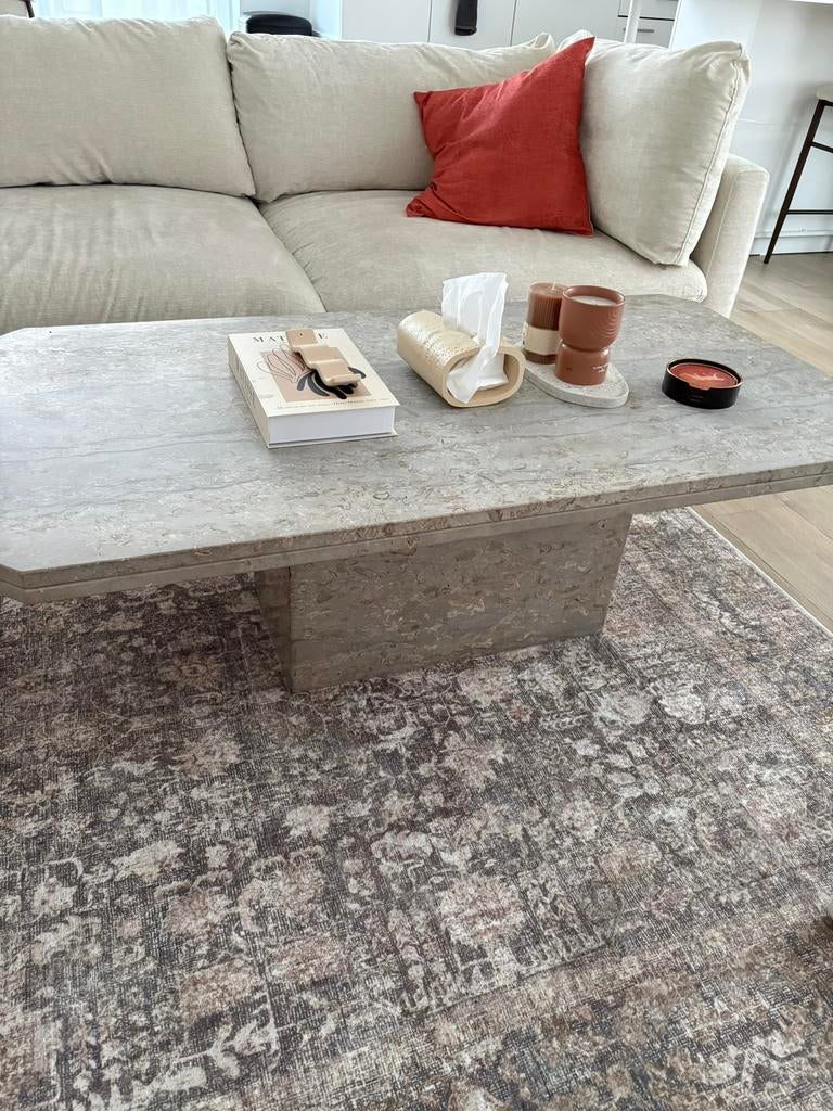 Table en pierre de travertin à vendre –, Enlèvement